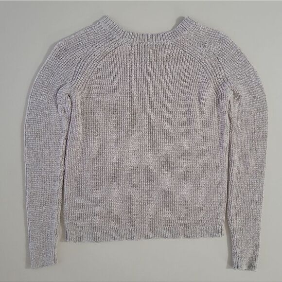 G.H. Bass Women’s Oatmeal Cotton Crewneck Long Sleeve Pullover Sweater - Picture 10 of 11